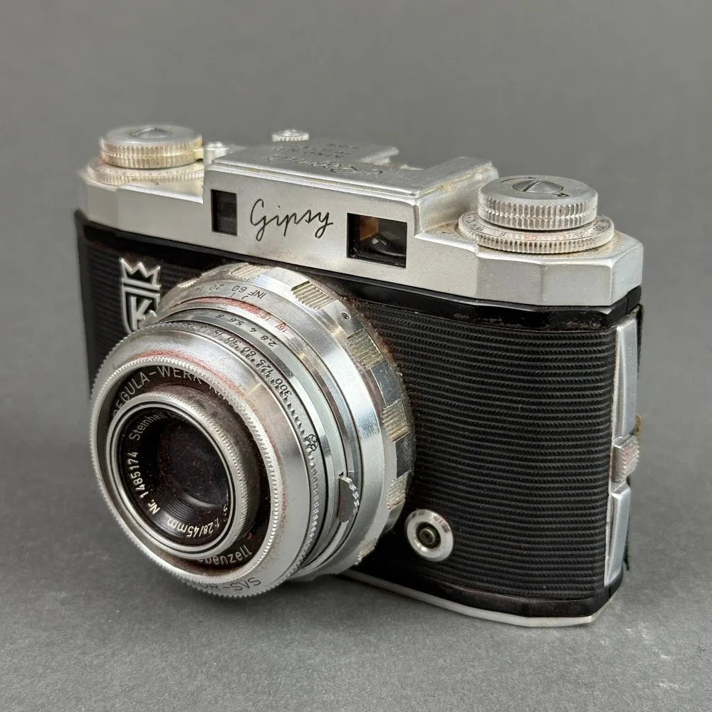 Regula King KG Gipsy 35mm Camera Steinheil Munchen 45mm Lens Vintage Good